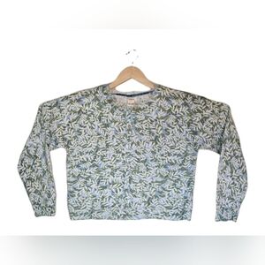 Sundance Cardigan Sweater 100% Cotton Knit Women’s Size Large Cottagecore